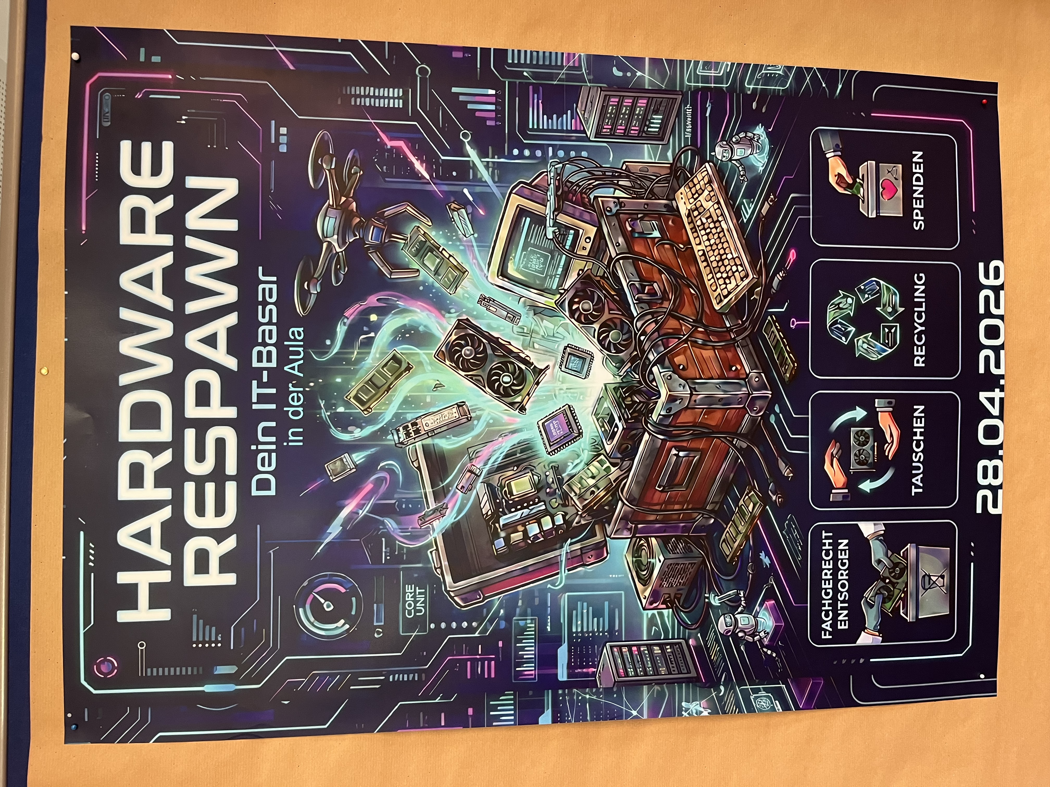 Plakat zum Thema Hardware Respawn